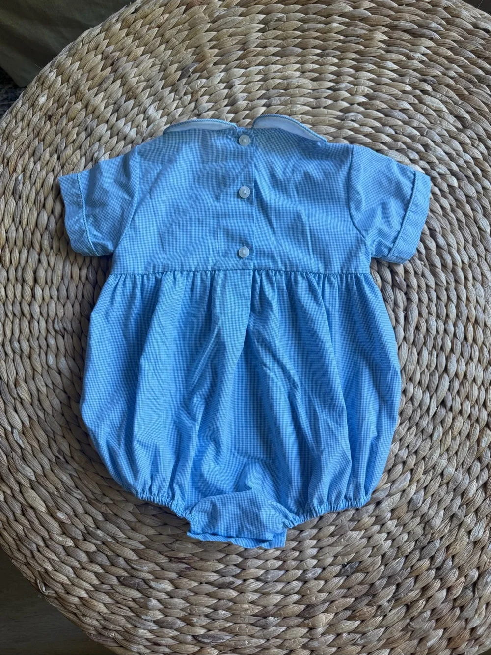 Petit Bebe Angel Smocked Bubble